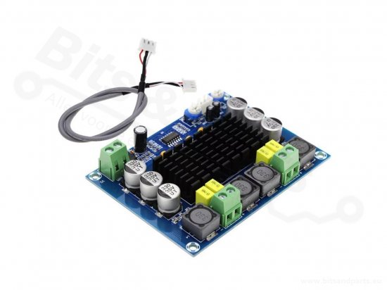 Audio amplifier 2x120W stereo 12-26V Class D (TPA3116)
